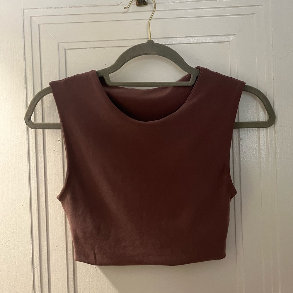 Tatum’s Wardrobe cropped bra/shirt